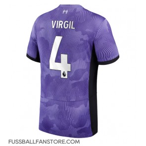 Liverpool Virgil van Dijk #4 Replik 3rd trikot 2023-24 Kurzarm